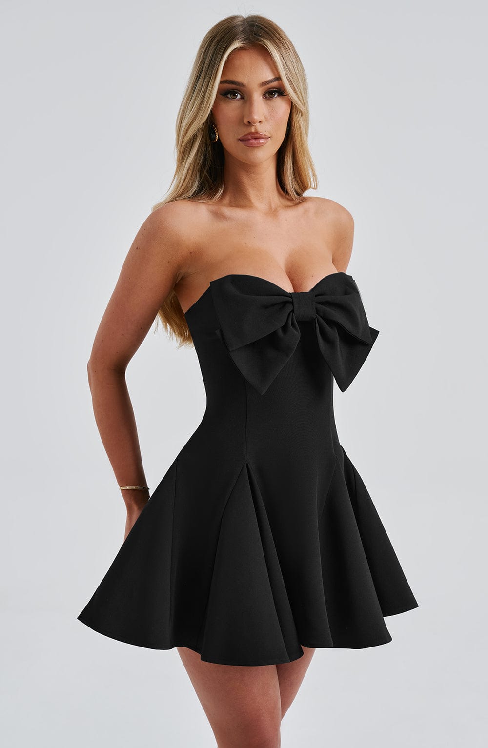 Hailey Straploze Playsuit mit Strickdetail