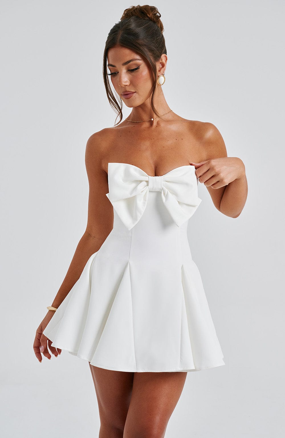 Hailey Straploze Playsuit mit Strickdetail