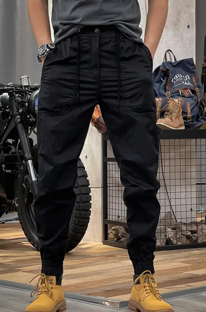 Milo Elastische cargo-broek met zakken