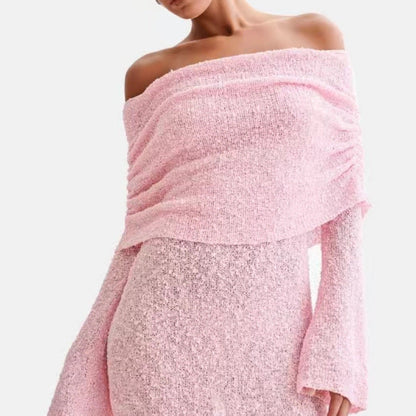 Elara Mini Jurk Elegant & Off-Shoulder
